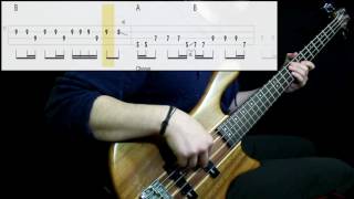 Sublime  Santeria Bass Cover Play Along Tabs In Video [upl. by Klump405]