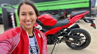 My first time on a Ninja 400 [upl. by Ellekim]