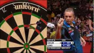 Phil Taylor vs Adrian Lewis Premier League 2012 Week 11 [upl. by Bohi776]