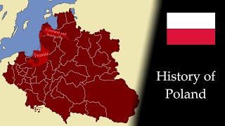 The History of Poland with Administrative Divisions Every Year 8602021 [upl. by Scoville291]