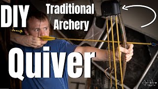 DIY traditional Archery Quiver [upl. by Dominus]