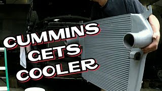 4th Gen 67 Cummins Intercooler Installation [upl. by Keavy]