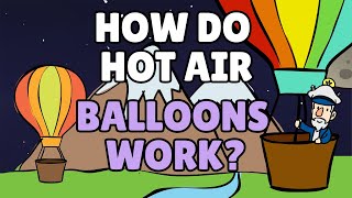 How Do Hot Air Balloons Work  Best Learning Videos For Kids  Thinking Captain [upl. by Bluh]