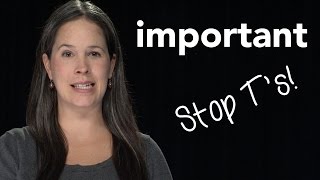 How to Pronounce IMPORTANT  American English [upl. by Picco674]