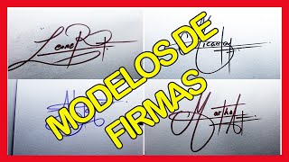 8 MODELOS DE FIRMAS FIRMAS ELEGANTES 2021 [upl. by Garap878]