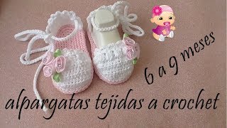 alpargatas tejidas a crochet [upl. by Siahc]