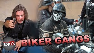 Top 7 Most Dangerous Biker Gangs [upl. by Ereveneug]