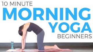 10 minute Morning Yoga for Beginners [upl. by Hgielsel]