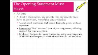 How to Write an Opening and Closing Statement [upl. by Odlaumor72]