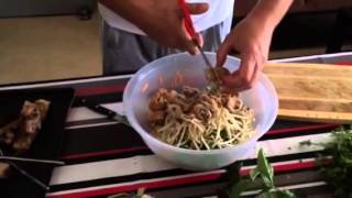 Recette bo bun vietnamienne [upl. by Barthelemy]