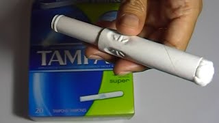 Tampax Pearl Super How to Use [upl. by Kenay]