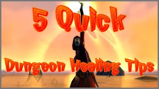 5 Quick Dungeon Healing Tips  WoW Classic Priest Leveling [upl. by Casar]