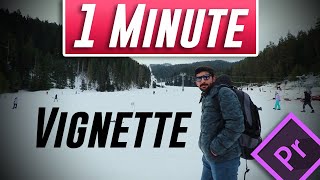 How to Add a Vignette Fast Tutorial  Premiere Pro 2021 [upl. by Rozanne]