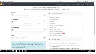 How to download a website from the Wayback Machine [upl. by Nitsyrc]