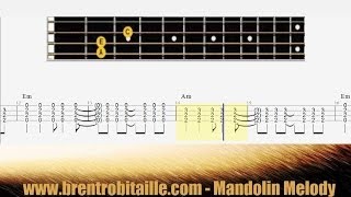 Mandolin Tab  Chords  Losing My Religion  Play Along [upl. by Sirrah985]