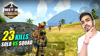 23 KILLS WITH NEW CHARACTERS  FREE FIRE 3rd ANNIVERSARY SPECIAL GAMEPLAY [upl. by Shelman]