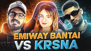 EMIWAY VS KRSNA😱  BEEF   MACHAYENGE 4  REACTION STREAM [upl. by Naltiak]