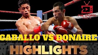 DONAIRE VS GABALLO HIGHLIGHTS [upl. by Truc]