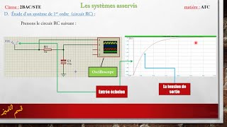 LasservissementPART 5Etude dun système de 1er ordre circuit RC [upl. by Elyod373]