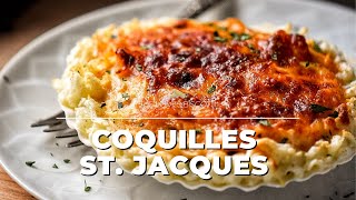 Coquilles StJacques with Scallops and Shrimp [upl. by Dalton]