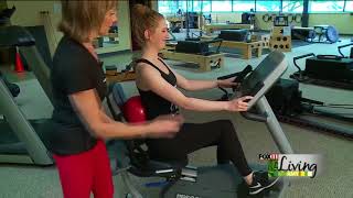 Weiler Academy Healthy Living Tip – Recumbent Bike Posture [upl. by Nairdad]