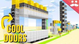 10 quotSIMPLEquot Piston Doors in Minecraft [upl. by Jillene336]