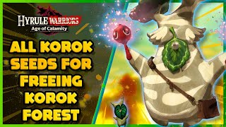 ALL KOROK SEEDS for Freeing Korok Forest Hyrule Warriors Age Of Calamity [upl. by Eyar]