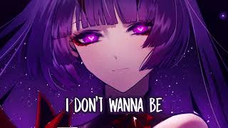 Nightcore  Anxiety Lyrics [upl. by Layap]