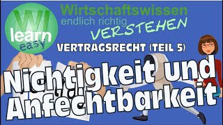 Vertragsrecht Teil 5 Nichtigkeit und Anfechtung von Rechtsgeschäften [upl. by Yale]