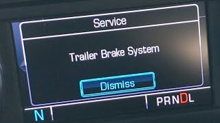 Service Trailer Brake System Silverado Sierra Tahoe Yukon [upl. by Angeline620]