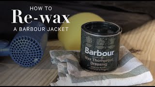 How to Rewax Your Barbour Jacket [upl. by Rosalind]