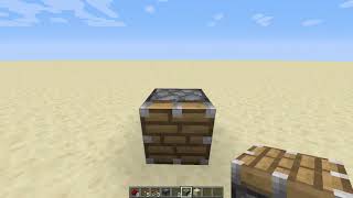 Minecraft  Simple Piston Door without Sticky Pistons V1 [upl. by Lloyd]