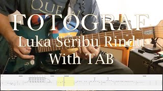 FOTOGRAF  Luka Seribu Rindu  Intro amp Solo with TAB [upl. by Bruyn]