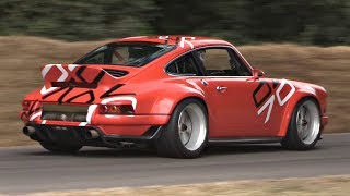 NEW Porsche 911 Singer DLS 40 NA Flat Six 9000rpm by Williams F1 INCREDIBLE Sound  Goodwood FOS [upl. by Hart]