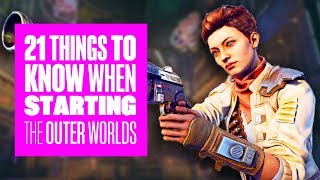 21 Things to Know When Starting The Outer Worlds [upl. by Edbert]