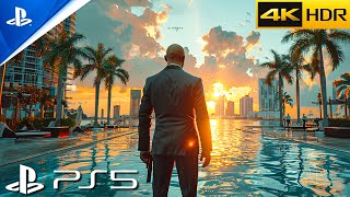 MIAMI PS5 Immersive ULTRA Realistic Graphics Gameplay 4K60FPS Hitman 2 [upl. by Nwatna]