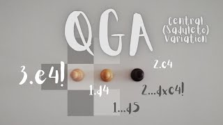 Queens Gambit Accepted Central Variation 3e4 [upl. by Chloette]