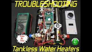 Troubleshooting Tankless Water Heaters In MINUTES  Step By Step [upl. by Llessur]