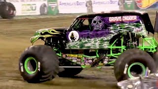 Grave Digger Nashville 2018  Monster Jam FULL FREESTYLE [upl. by Rangel97]