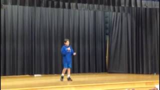 11 Year Old Kid Kills Rap God At Talent Show [upl. by Yrek]