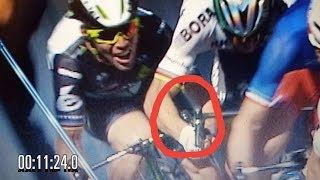 Forensic analysis of Sagan vs Cavendish Crash on Stage 4 TdF [upl. by Mavis75]