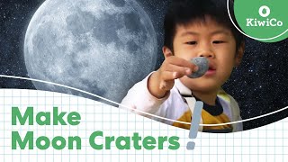 Create Flour Moon Craters  Exploration Station  KiwiCo [upl. by Hasseman550]