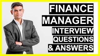 FINANCE MANAGER Interview Questions And Answers How To Become A Finance Manager [upl. by Alvar]