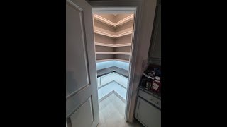 Custom Corner Pantry Remodel [upl. by Tymes]