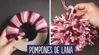 Como hacer pompones FACIL [upl. by Silvie943]