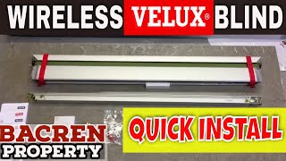 How To Fit a SOLAR Velux Window Blind In MINUTES  NO WIRING or TOOLS Required [upl. by Bellda480]