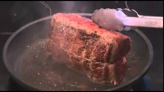 Roast Beef  Pan to Oven Roastingflv [upl. by Lilybel]