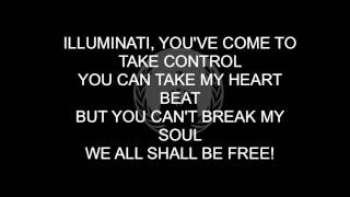 illuminati song  Anonymous Lyrics on screen [upl. by Lewert]