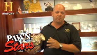 Pawn Stars How To if Silver is Fake or Real  History [upl. by Aiciled]