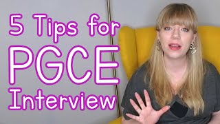 5 Tips for PGCE Interview  Teacher Training [upl. by Pittman440]